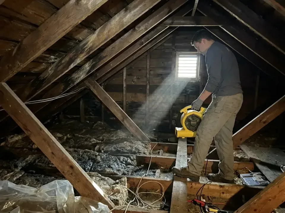 attic-water-damage-drying-proc-007 — frequently asked questions, Emergency Water Extraction & 24/7 Flood Response in Tiptonv…